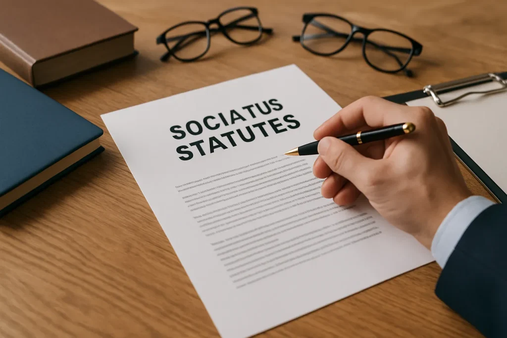 Cómo modificar estatutos de una sociedad