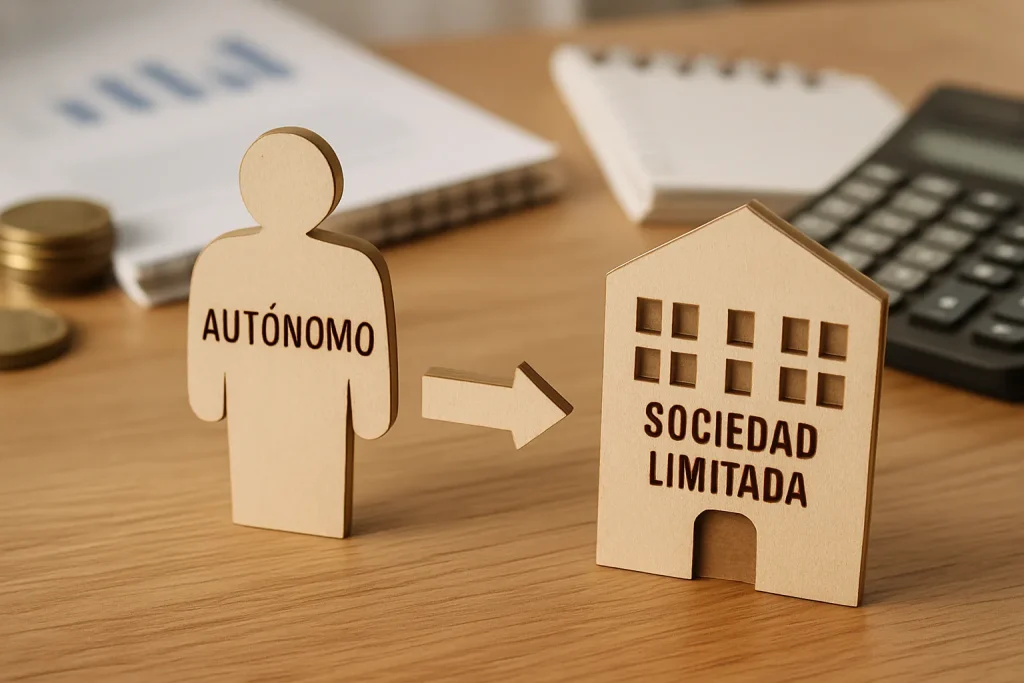 Cómo pasar de autónomo a sociedad limitada