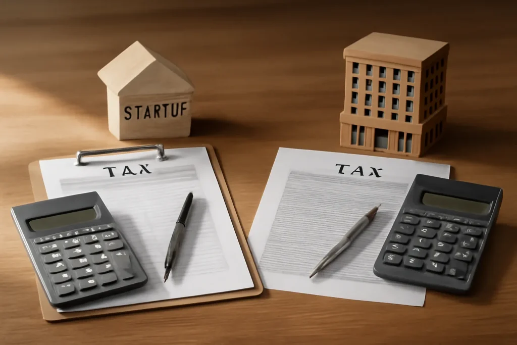 Cómo tributan las startups frente a las empresas tradicionales
