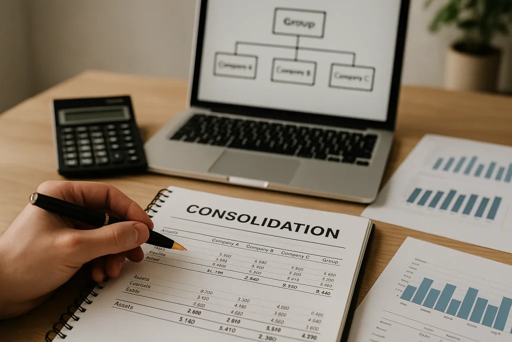 Consolidación de cuentas en grupos empresariales