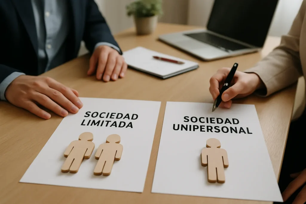 Diferencias entre sociedad limitada y sociedad unipersonal