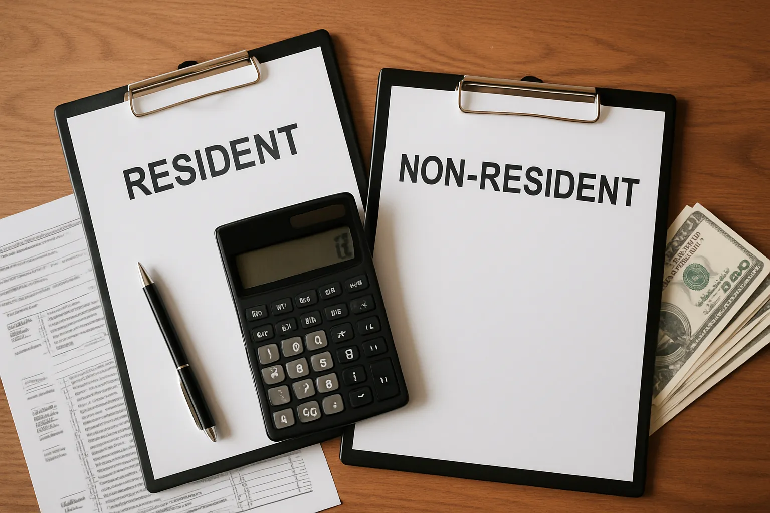 Diferencias entre tributación de residentes y no residentes