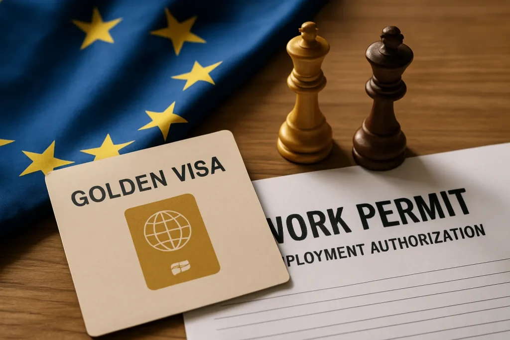 Golden Visa vs permisos de trabajo: comparativa completa